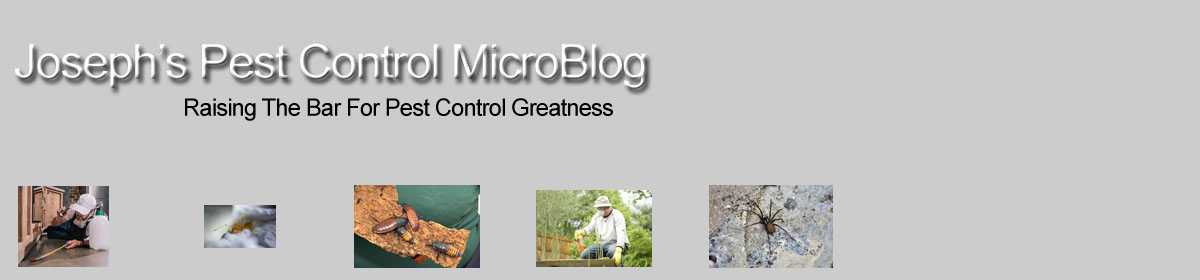 Joseph's Pest Control MicroBlog