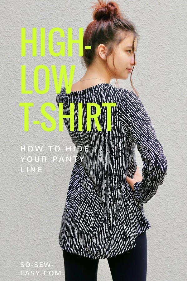 Tutorial and pattern: Women’s high low shirt