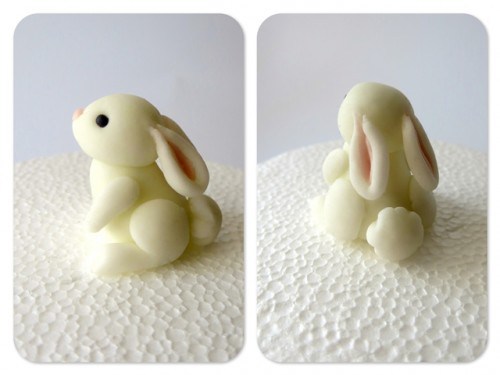 Polymer Clay Bunny Sculptures