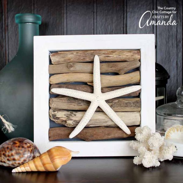 Driftwood Art with a Starfish