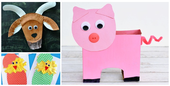 15 Farm Animal Crafts for Preschoolers