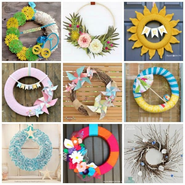 20+ DIY Summer Wreaths