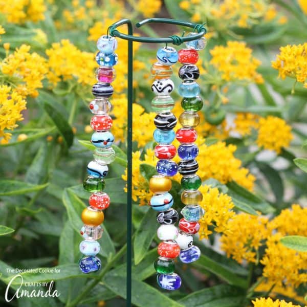 Beaded Decorative Garden Stakes