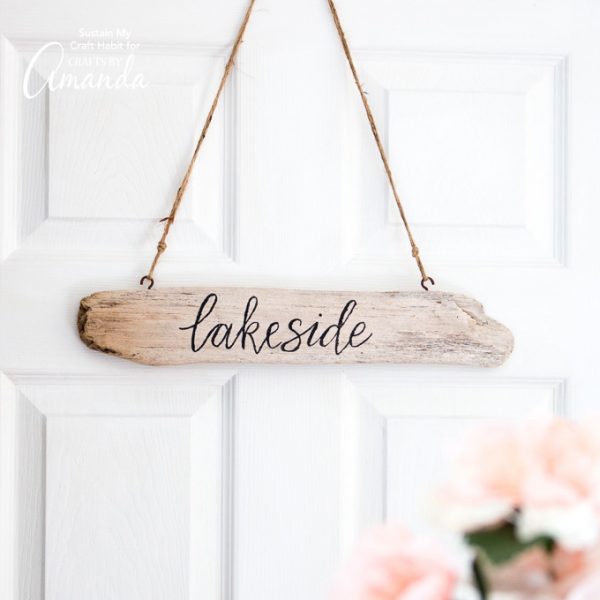 DIY Driftwood Signs