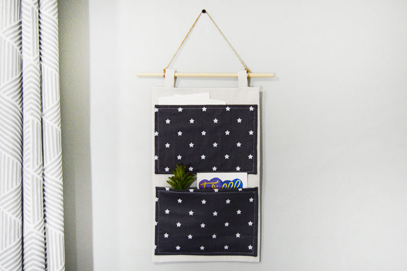 DIY Hanging Pocket Organizer