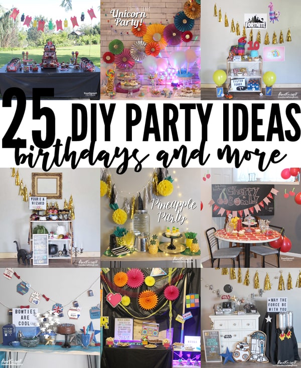 25 DIY Birthday Party Ideas + More!