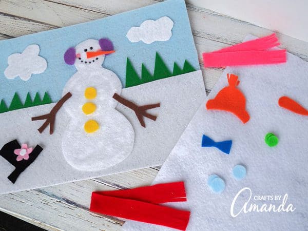 Snowman Felt Board