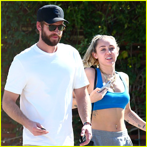 Miley Cyrus & Liam Hemsworth Kick Off Weekend with a Breakfast Date
