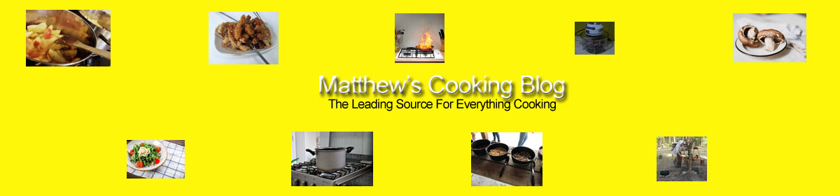 Matthew's Cooking Blog