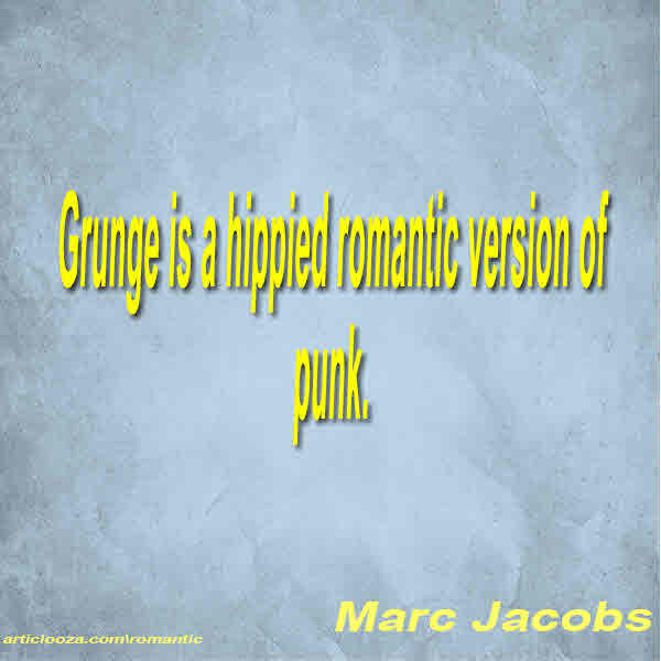 Grunge is a hippied ro ...